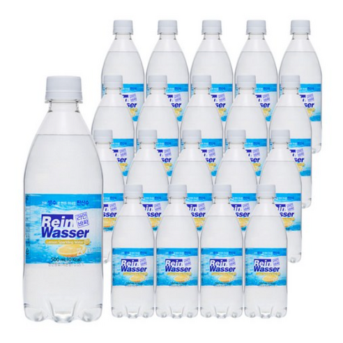 라인바싸 레몬 탄산수, 500ml, 40개