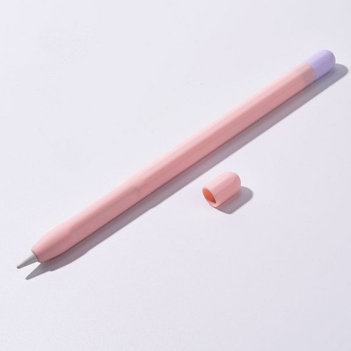 서플라이코 애플펜슬 2세대 실리콘 파스텔 케이스, 1개, 핑크