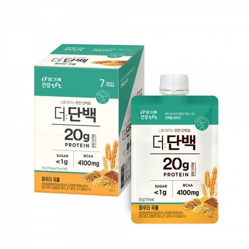 더단백 파우더 곡물, 32g, 7개