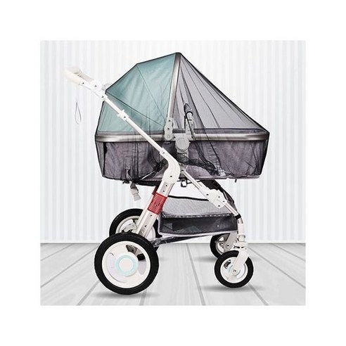 블랙앤모어 유모차 모기장-의류시험 검사 합격, 화이트