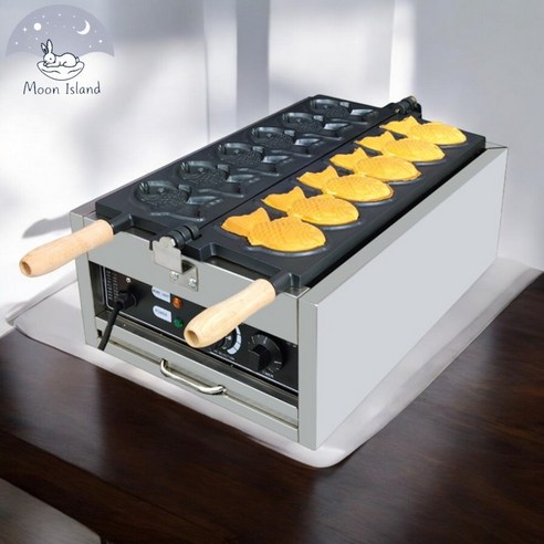 다로빈 가정용 전기 미니 업소용 메이커 붕어빵기계, 고급 6구