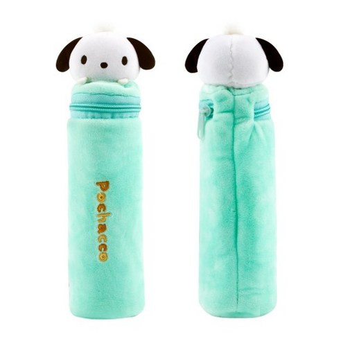 산리오 캐릭터 포차코 원통 봉제 필통 25cm 인형 파우치, 1개