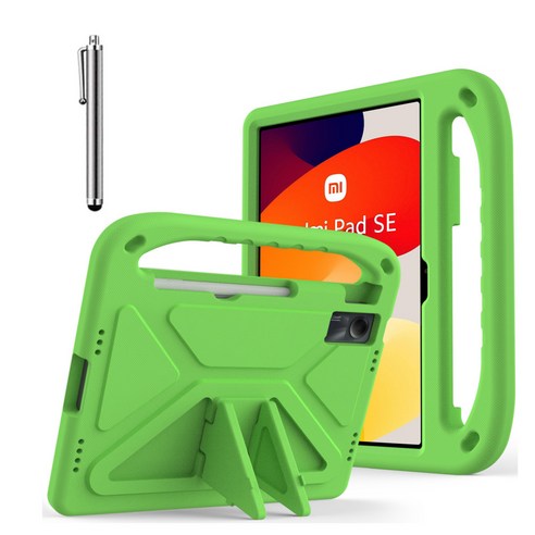 샤오미 레드미 패드 SE 전용 안전 에바폼 케이스 거치대 커버 Xiaomi RedMi Pad SE 11인치 케이스나라, 그린