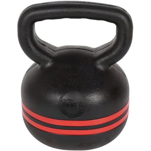 아리프 레드라인 케틀벨, 블랙 + 레드, 10kg, 1개