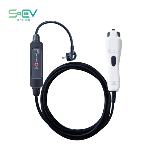 국산전기차충전기가정용완속충전케이블휴대용이동형220V5핀아이오닉5ev6봉고,10미터