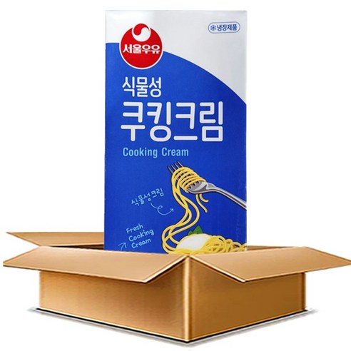 서울우유 식물성 쿠킹크림 1L 냉장배송(아이스박스 기본제공), 1개