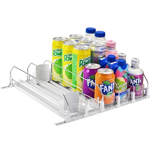 캔 음료 정리 디스펜서, 380mm(3라인), 1개, 1개입