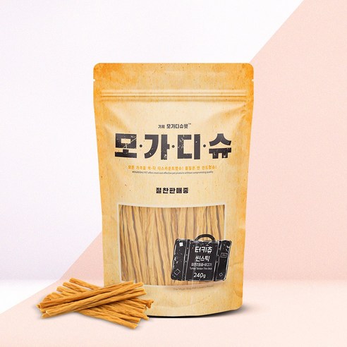 건강과 기호성을 모두 잡은 모가디슈펫 터키츄 펌킨 스트립으로 사랑하는 반려견에게 행복을 선물하세요!