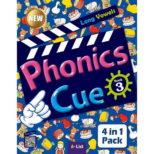 Phonics Cue 3 SB Workbook + Activity Worksheet with App 개정판, 에이리스트