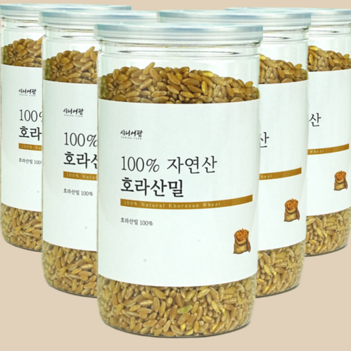 이집트 쌀 호라산밀 100%, 5개, 500g