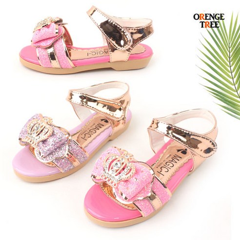 주니슈 추천 여아샌들8648-M매직왕관샌들