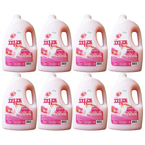 피죤 레귤러 섬유유연제 핑크로즈 본품, 2500ml, 8개