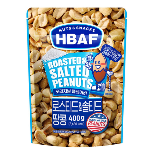 길림양행 HBAF 바프 로스티드 앤 솔티드, 400g, 1개