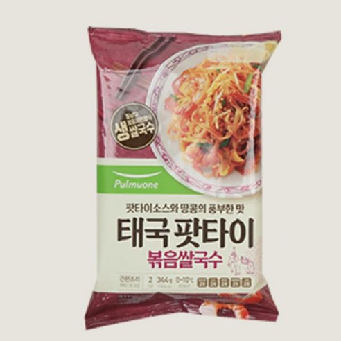 풀무원 태국볶음쌀국수 팟타이 (2인분) (344g) [맛있는] [간편식], 11개, 344g