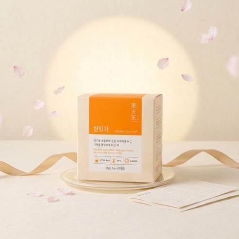천일차 황기 구기자 차 대용량, 명상 아티스트가 설계한 기력 한방 티백 (30g), 1개, 3g, 10개입