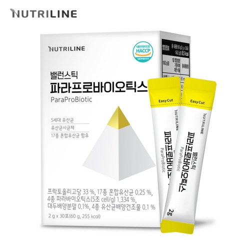 뉴트리라인 5세대 4조유산균 밸런스틱 파라바이오틱스 (6박스 6개월분), 60g, 6개