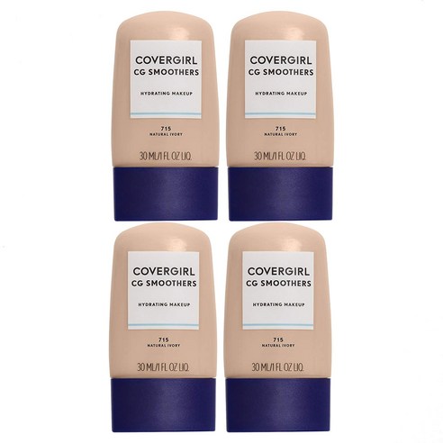 커버걸 스무더스 하이드레이팅 메이크업, Natural Ivory, 4개