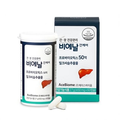 비에날씬 BNR17 밀크씨슬 유산균 비에날 간 케어, 30정, 27g, 1개