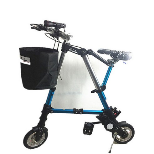 접는 자전거 접이식 미니벨로 경량 폴딩 여성 출퇴근, 12인치, 8인치검정/신장165-1m83