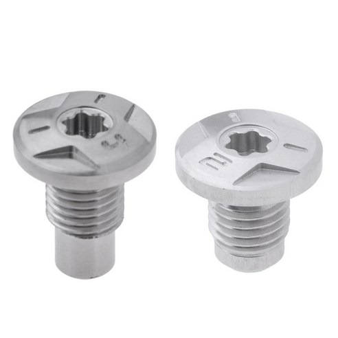 브리지 스톤 J715 드라이버 용 2pcs 골프 헤드 무게 나사 2g 합금 4g 스틸, 실버