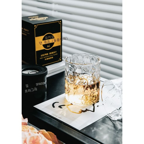 더블 컵 유리 창의 사무용 마크 컵 커피잔 선물 크리스마스 트리 컵 성원 컵, 201-300ml, A2 알맹이 컵 컬러 박스(주문 시 전속 블라인드 박