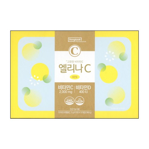 동국제약 엘리나C 고함량 비타민C 2000mg 비타민D 400IU 120p