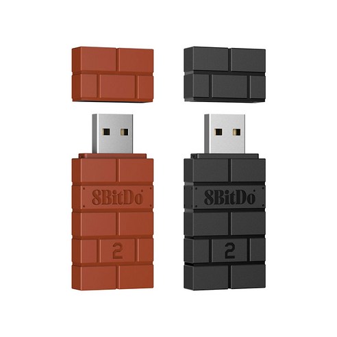 8BitDo USB 무선 블루투스 수신기 2세대, 블랙