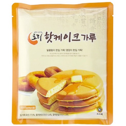 믿고 먹는 토리 우리밀 단호박 핫케이크 가루 팬케이크 믹스, 1개, 600g