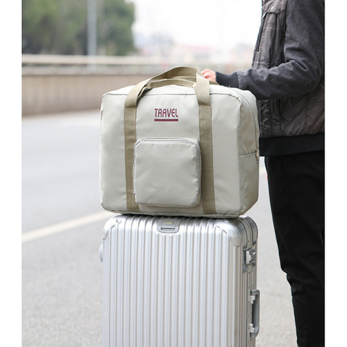 여행 애호가와 애완동물 주인을 위한 필수품: 편안하고 안전한 단비루리 접이식 여행용 캐리어 결합 보조가방