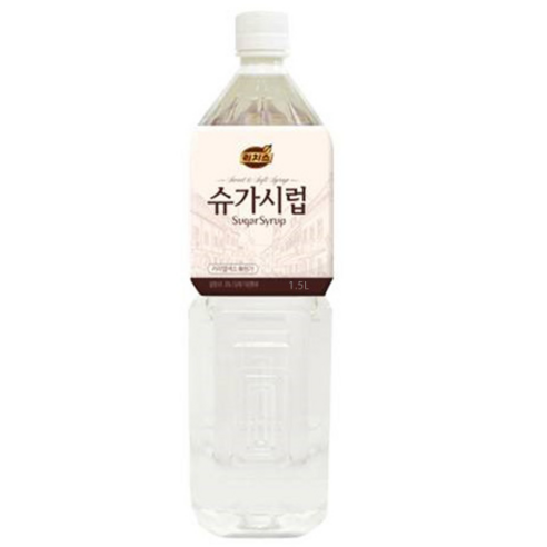 동서 리치스 슈가시럽 1.5L 1박스 6개 설탕시럽, 4개