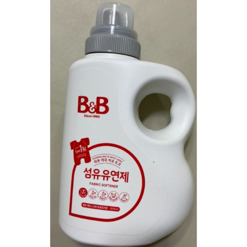 비앤비 섬유유연제 베르가못&그레이프프루츠향 용기형, 1500ml, 1개