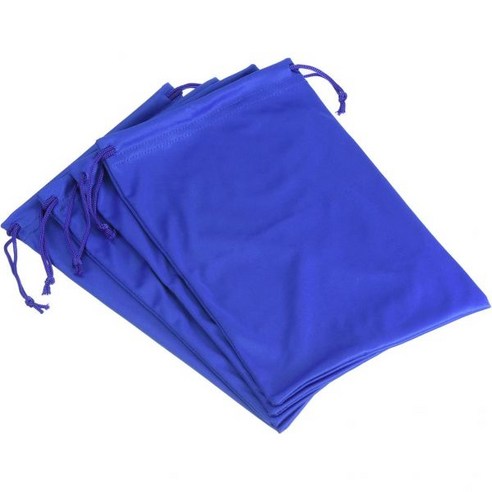 PATIKIL Ski Goggle Bag Microfiber Snow Goggles Case Cover Soft Storage Sleeve Drawstring Pouch, Blue