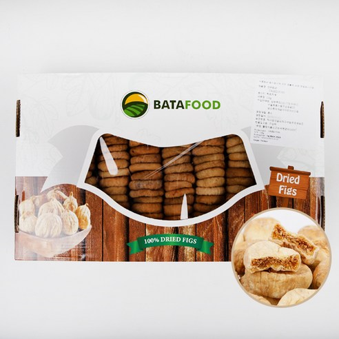 BATAFOOD 반건조 무화과 2kg터키산, 팜밸리 반건조 무화과 2kg, 1개