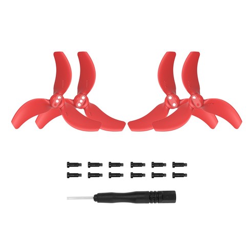 써니라이프 Dji 아바타2 멀티컬러 프로펠러 2pair 악세사리, 1개, 레드