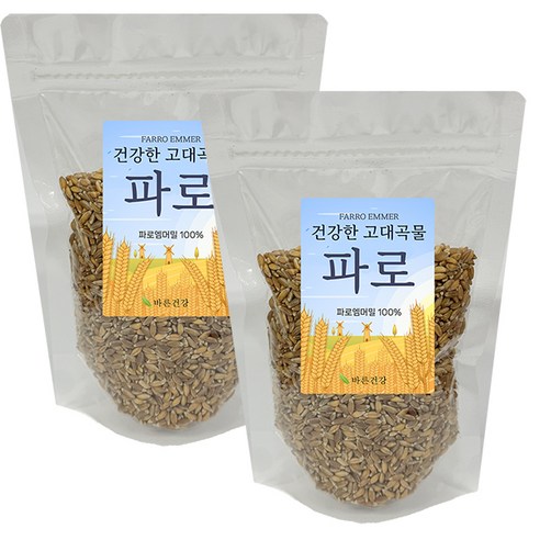 [안전한 수입검역통과제품] 고대곡물 파로 엠머밀 100%, 3개, 500g