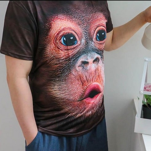 웃음을 선사하는 유쾌한 고릴라 티셔츠!