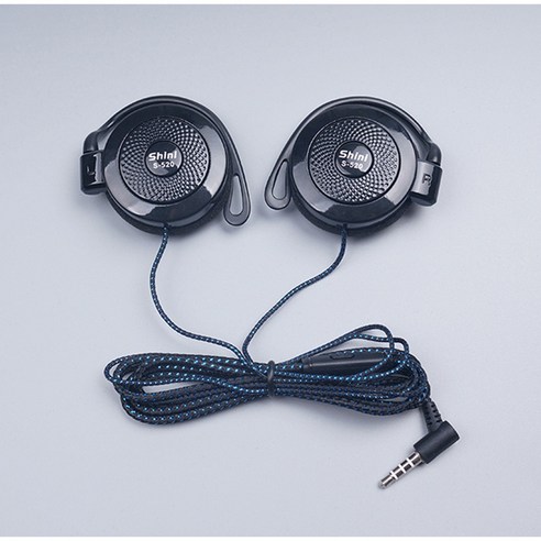ZZJJC 이어폰 스포츠 러닝 일반 이어폰 뮤직MP3 이어폰, S-520블랙