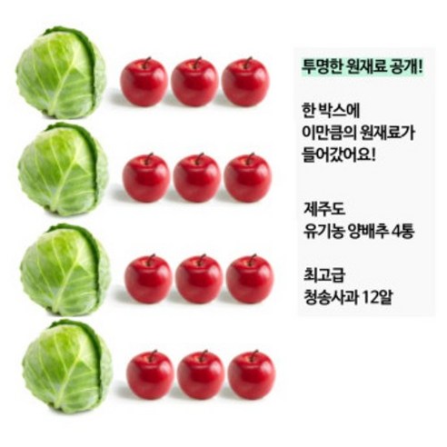 속 편한 하루를 위한 선택, 주스의정석 양배추사과즙!