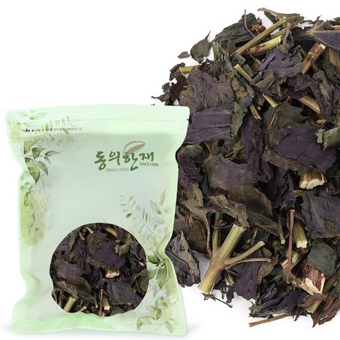 동의한재 국산 햇 자소엽 차즈기 차조기 잎 300g, 1개