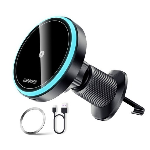 Essager 고속 무선 충전기 – 15W 마그네틱 차량용 송풍구 거치대 및 LED 라이트
차량용 전자기기 Essager 고속 무선 충전기 – 15W 마그네틱 차량용 송풍구 거치대 및 LED 라이트
차량용 전자기기