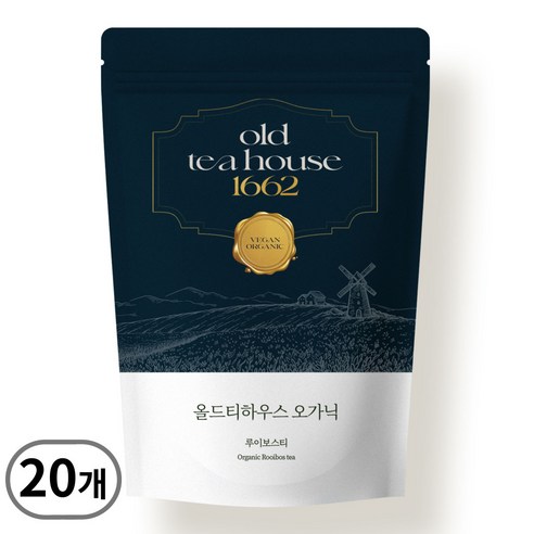 루이보스 차 유기농 임산부 티 티백 생분해, 50개입, 20개, 50g