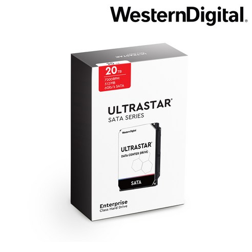 Ultrastar HC560 WUH722020ALE6L4 20TB 1PACK /무상보증3년/패키지/SATA3/공식총판점