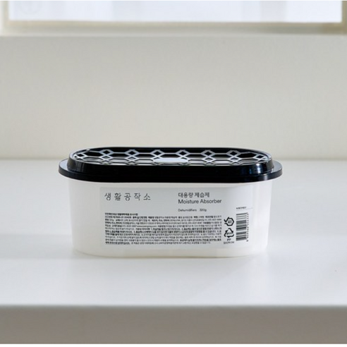 생활공작소 대용량 제습제 습기제거제 640ml, 12개