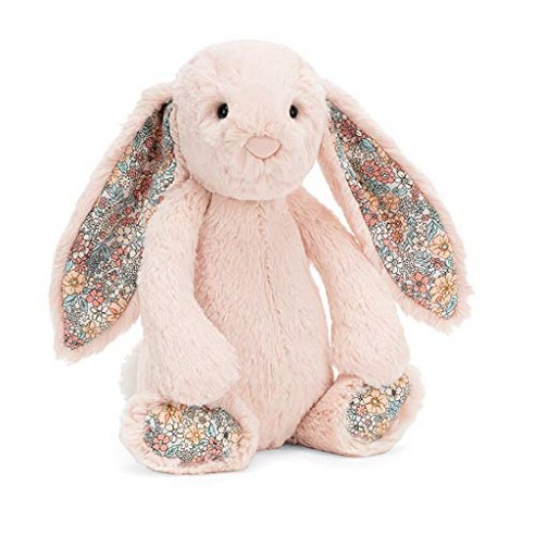 JELLYCAT Medium Blossom Blush Bunny(BL3BLU) 토끼 봉제인형 브러쉬, 자세한 내용은 참조, 1cm