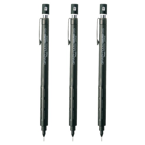 펜텔 그래프 1000 포 프로 샤프, 0.5mm, 3개