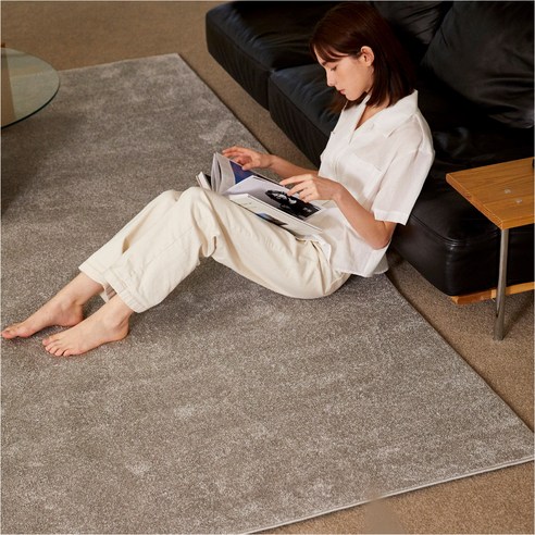 포근함이 일상으로 스며드는 마법, [이씨라메종] 올리 워셔블 러그