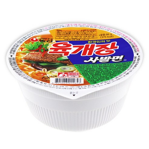 맛있는 콤보로, 신선하고 편리한 농심 육개장과 김치사발면을 즐기세요.