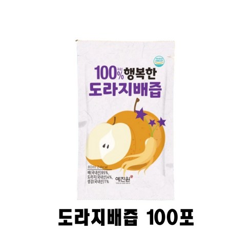 예진원 행복한 도라지배즙, 80ml, 200개