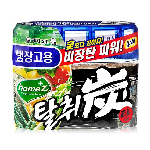 홈즈 냉장고용 탈취탄 본품, 140g, 15개