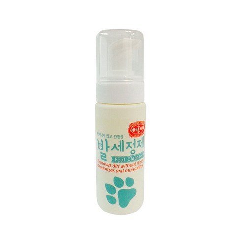 오가니쉬 강아지 발샴푸 워터리스, 150ml, 1개